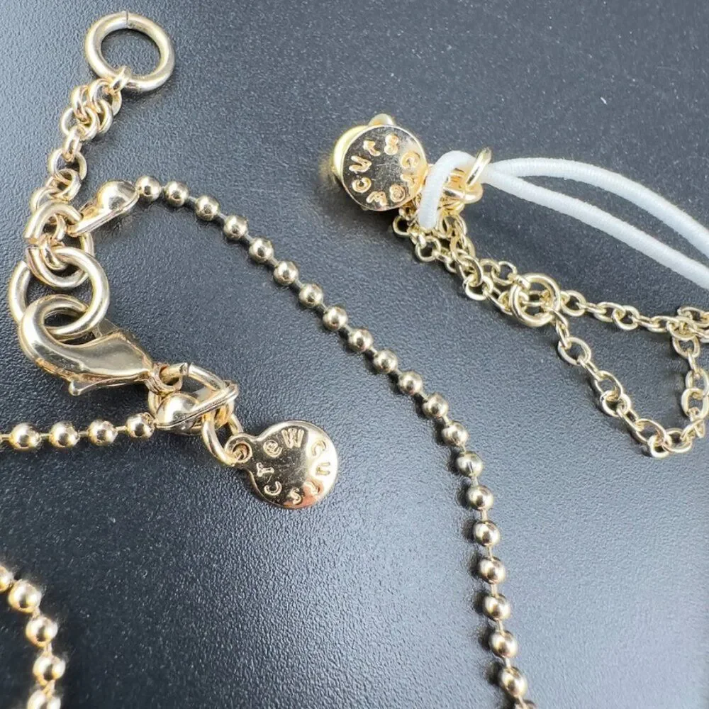 Two Crewcuts Girls Necklaces - Heart locket gold tone